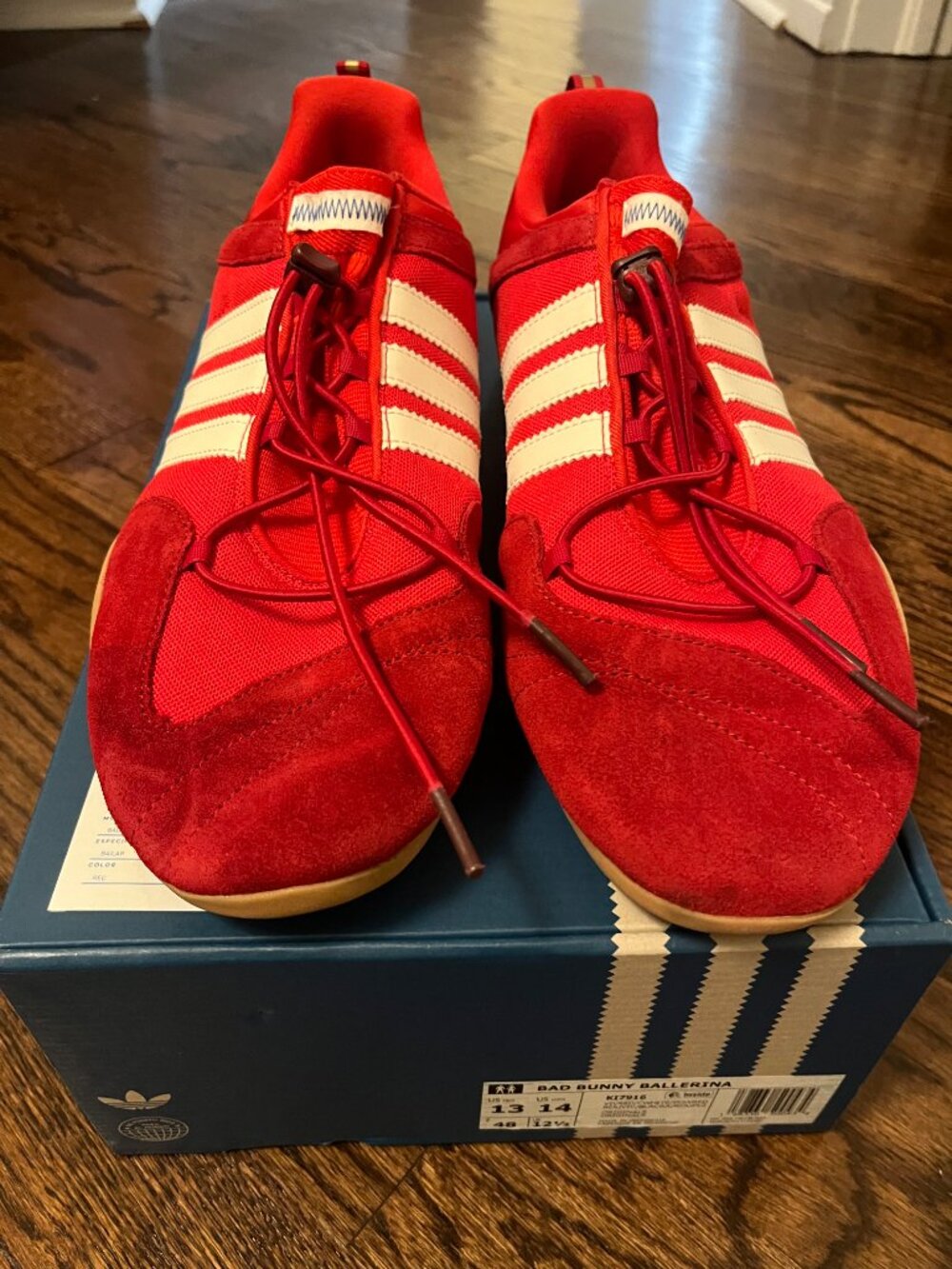 Bad Bunny x adidas Ballerina 'Vivid Red'